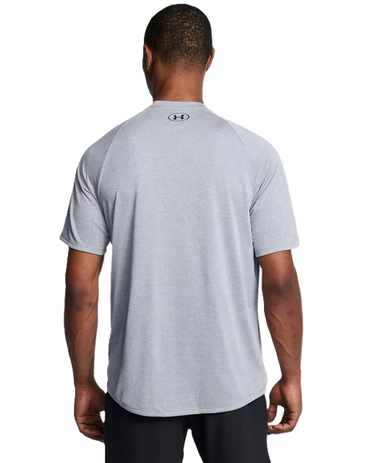 חולצת ספורט קצרה גברים - אפור