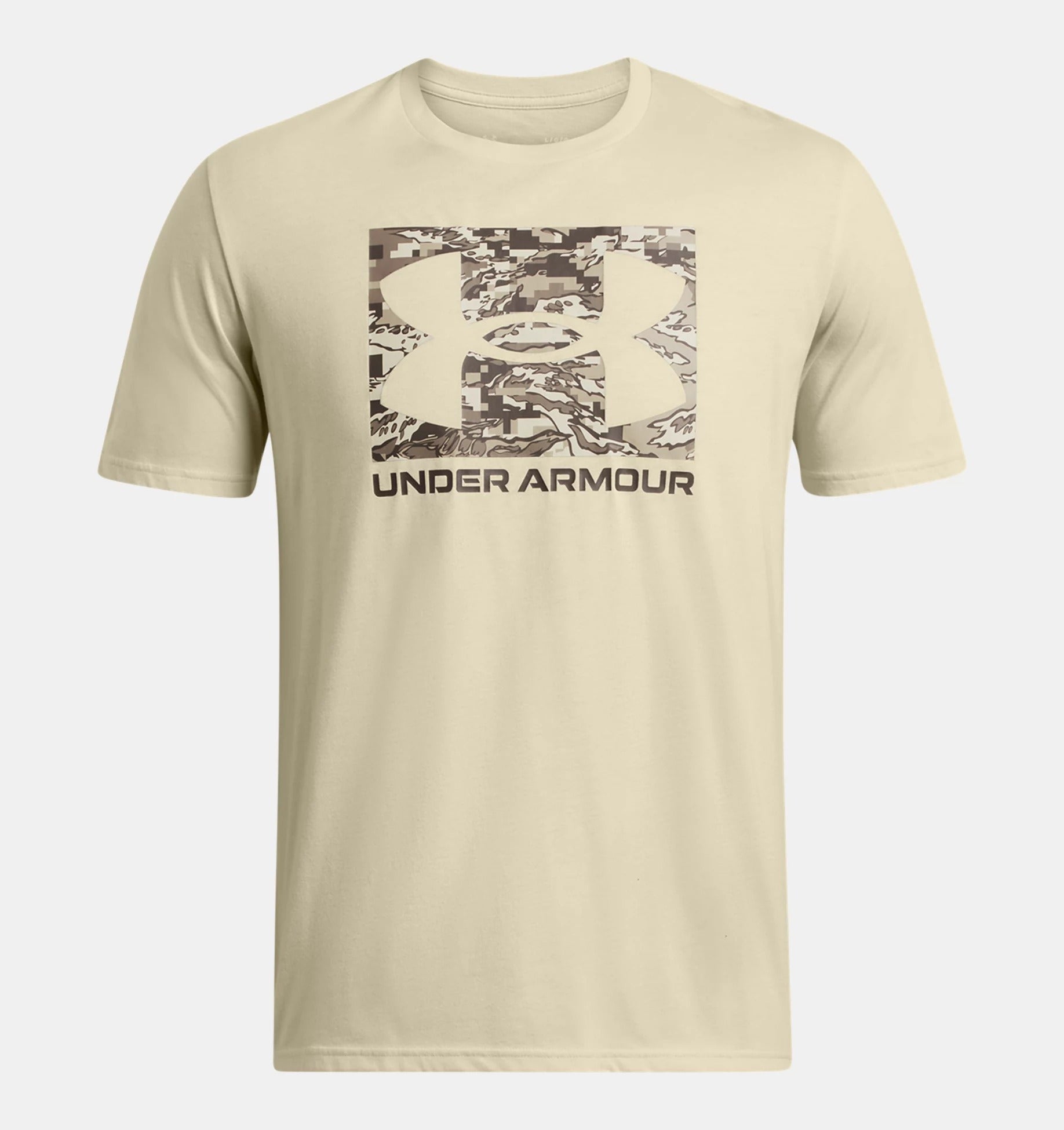 חולצה קצרה גברים - שמנת