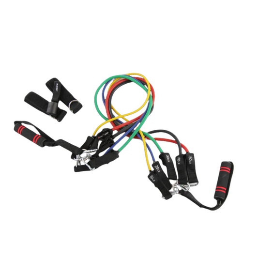 סט 5 גומיות אימון + תיק אחסון HT Resistance bands set