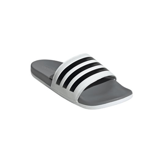 כפכפי ADILETTE COMFORT גברים - לבן / שחור / אפור