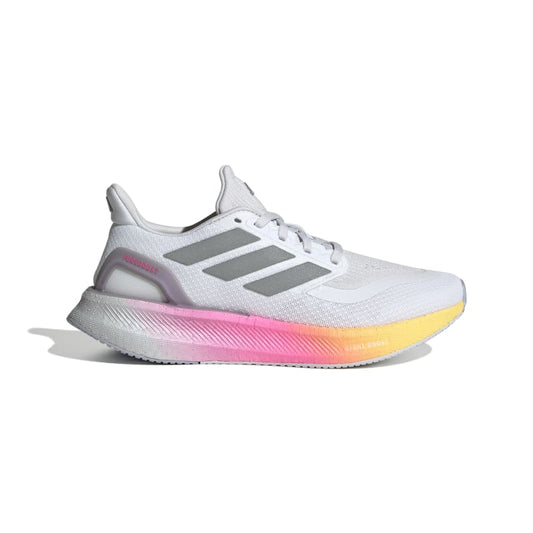 נעלי ריצה מקצועיות PUREBOOST 5 נשים - אפור / ורוד / צהוב