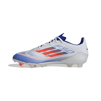 נעלי כדורגל F50 LEAGUE FG/MG גברים - לבן / כחול