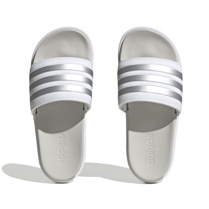 כפכפי  ADILETTE PLATFORM נשים - לבן