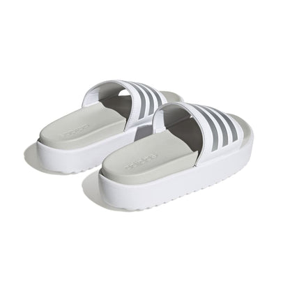 כפכפי  ADILETTE PLATFORM נשים - לבן