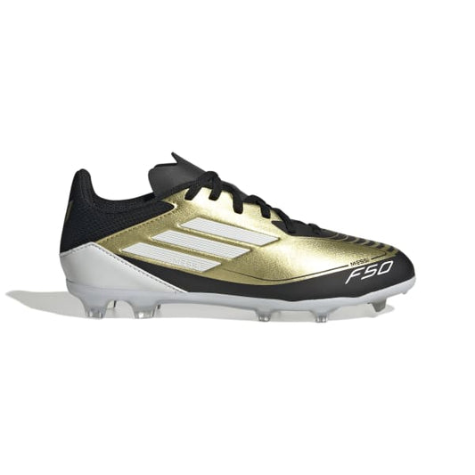 נעלי כדורגל F50 MESSI LEAGUE FG ילדים - זהב / שחור