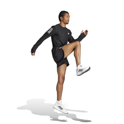 חולצת אימון ארוכה גברים - שחור