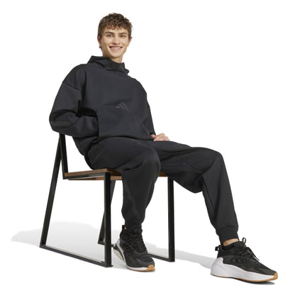 מכנסי פוטר ארוכים גברים - שחור