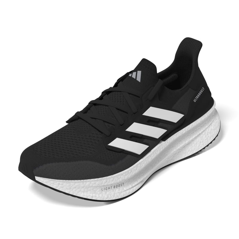 נעלי ריצה מקצועיות ULTRABOOST 5 גברים - שחור / לבן