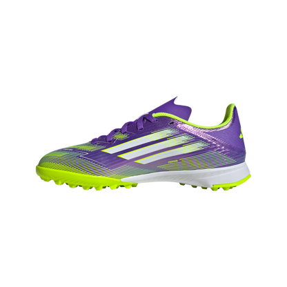 נעלי קט רגל F50 LEAGUE TF ילדים - סגול / צהוב