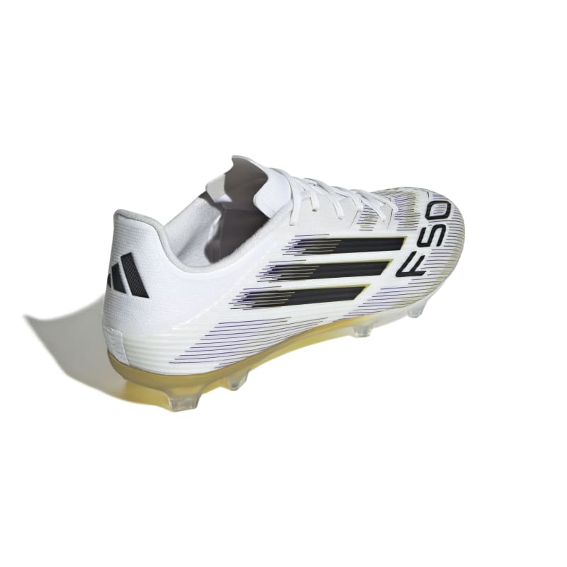 נעלי  כדורגל F50 LEAGUE FG/MG גברים - לבן / זהב