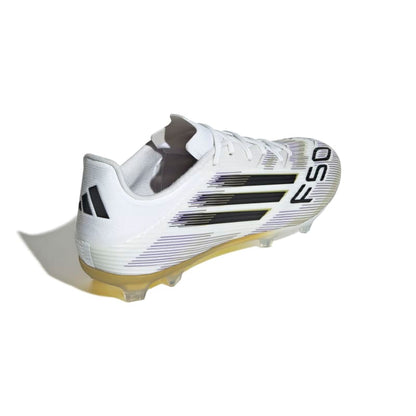 נעלי  כדורגל F50 LEAGUE FG/MG גברים - לבן / זהב