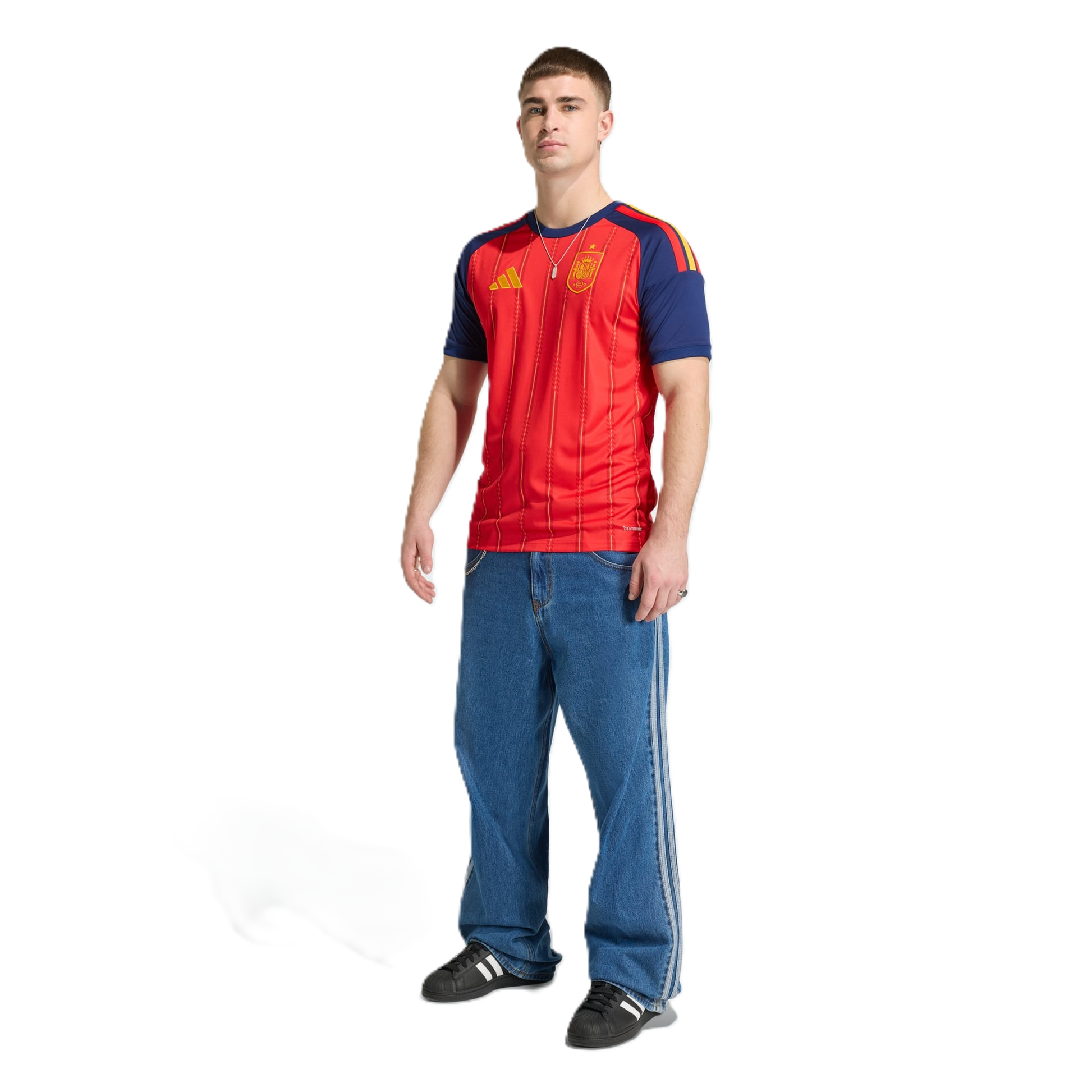 חולצת כדורגל ספרד קצרה - גברים