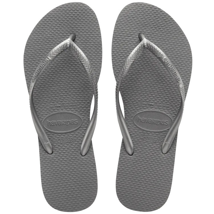 כפכפי הוואינס SLIME FLIP FLOP ילדות - אפור