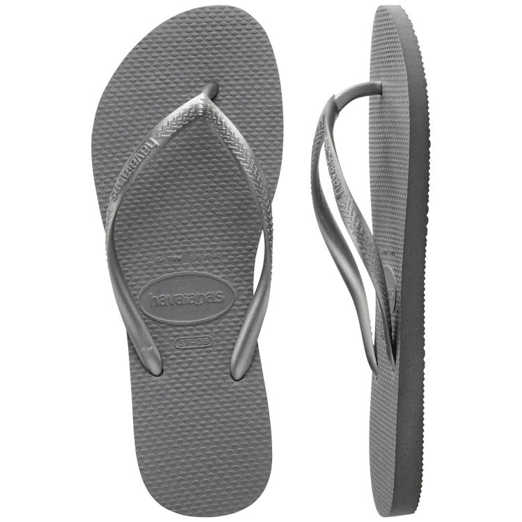 כפכפי הוואינס SLIME FLIP FLOP ילדות - אפור
