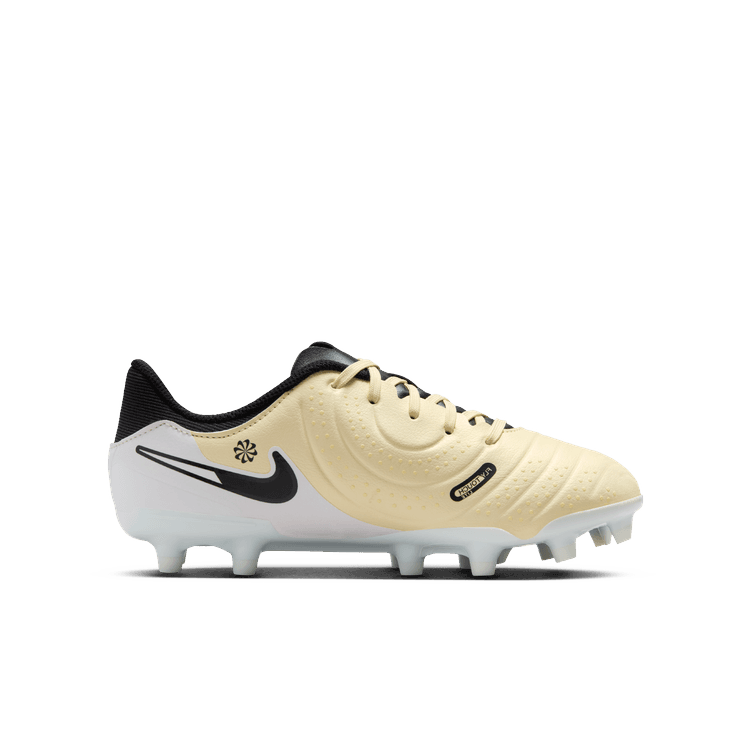 נעלי כדורגל JR. TIEMPO LEGEND 10 ACADEMY ילדים - בז' / לבן