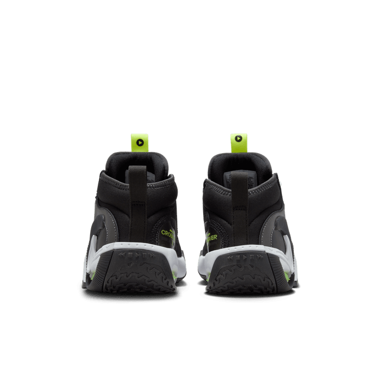 נעלי כדורסל AIR ZOOM CROSSOVER 2 ילדים - שחור / אפור / ירוק