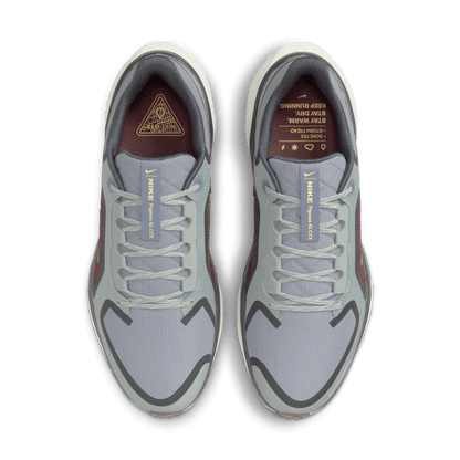 נעלי ריצה מקצועיות Pegasus 41 GORE-TEX גברים - אפור / בורדו