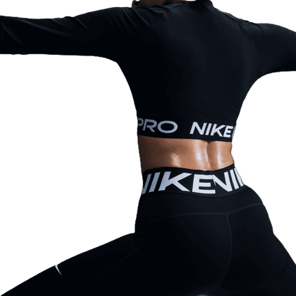 טייץ אימון ארוך נשים - שחור