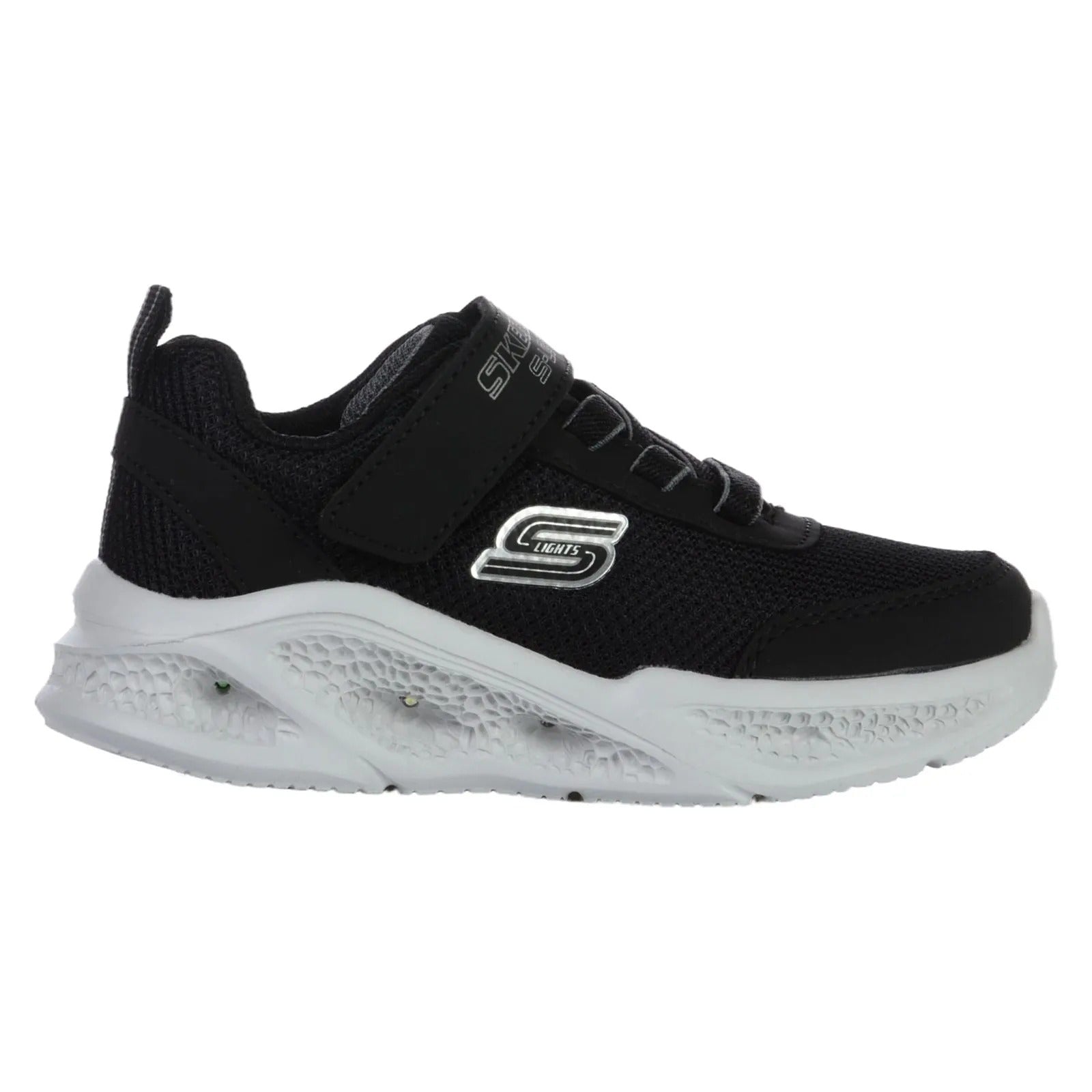 נעלי אורות SKECHERS METEOR LIGHTS תינוקות בנות - שחור / אפור