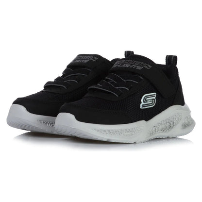 נעלי אורות SKECHERS METEOR LIGHTS תינוקות בנות - שחור / אפור