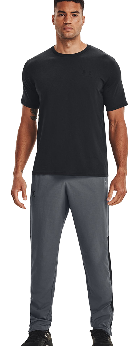 חולצה קצרה גברים - שחור