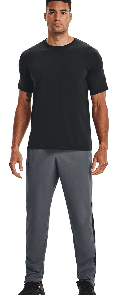 חולצה קצרה גברים - שחור