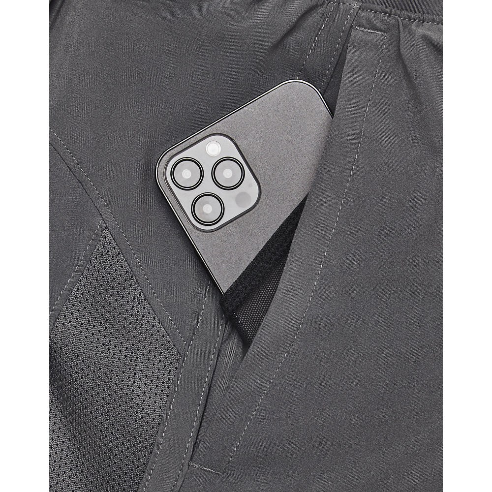 מכנסי אימון קצרים גברים - אפור