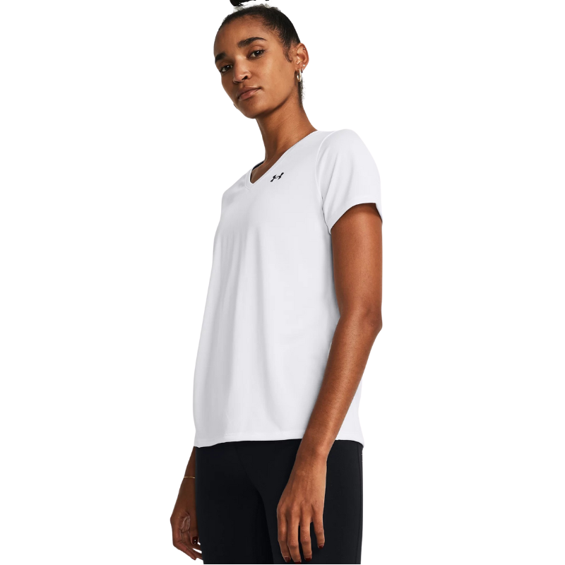 חולצת אימון קצרה נשים - לבן